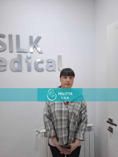 两位孕早期的试管妈妈来格鲁吉亚silk医院做B超