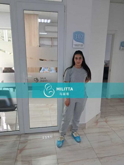 年轻漂亮的乌克兰试管妈妈来格鲁吉亚silk医院调理身体