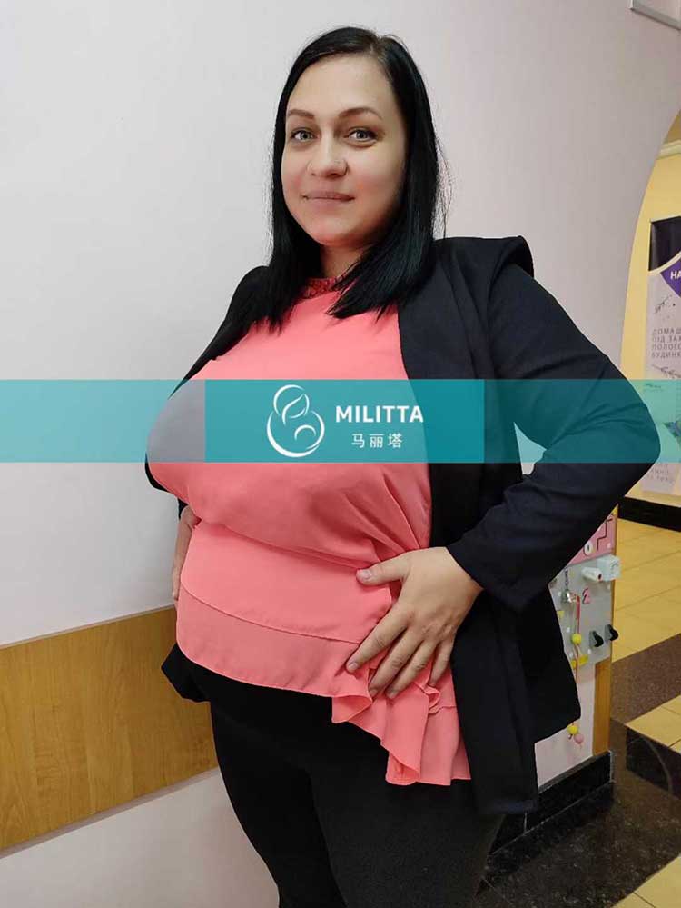 乌克兰试管妈妈做常规孕检