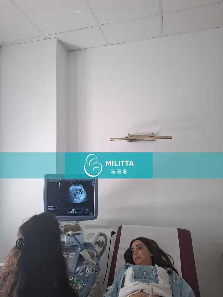 试管妈妈做B超