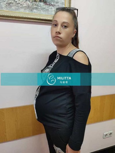 两位到乌克兰助孕匹配的试管妈妈分别做孕32周+,孕34周+B超