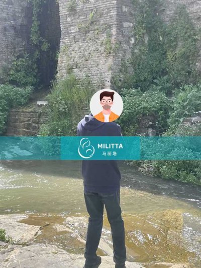 董先生到格鲁吉亚助孕期间在马丽塔的陪同下游