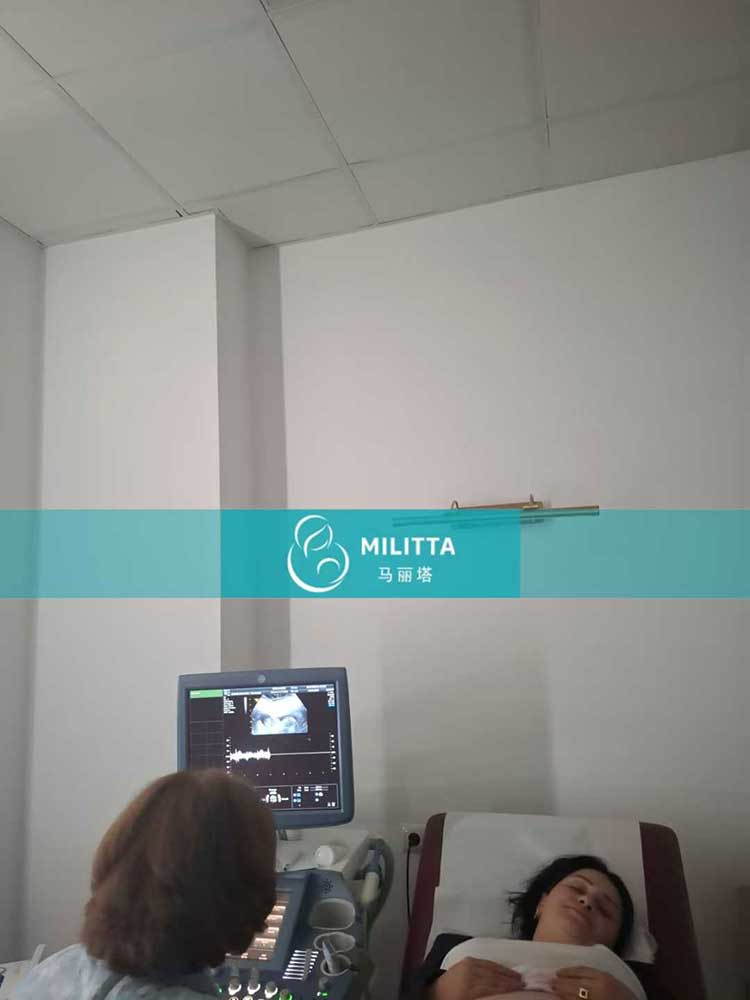 试管妈妈做B超