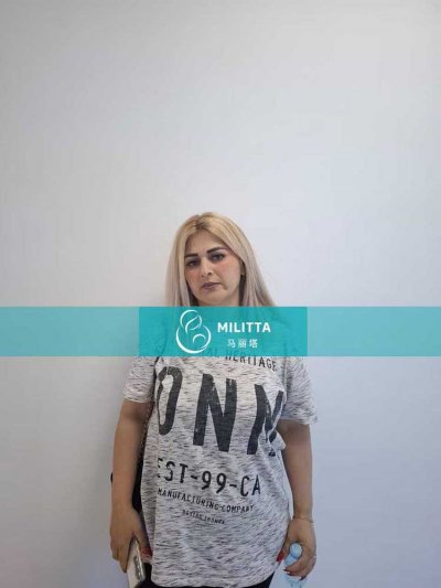 四个家庭在格鲁吉亚匹配的试管妈妈来医院依次做孕12周B超
