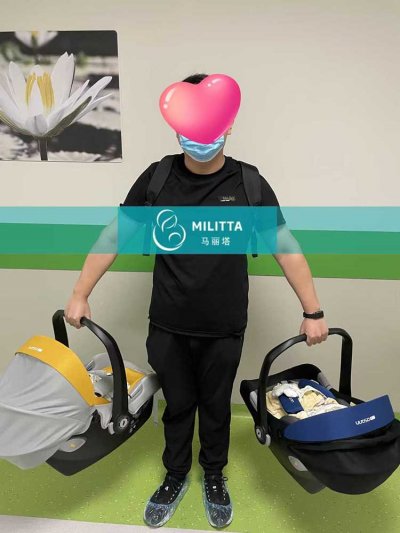一对到格鲁吉亚助孕的上海夫妇来妇产医院接双