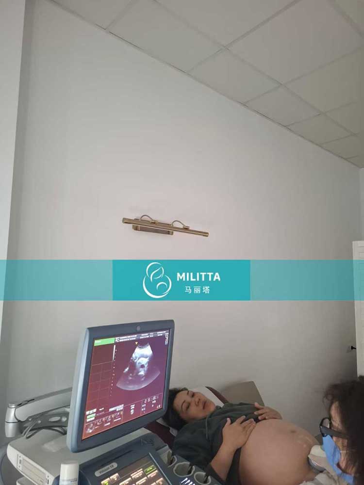 试管妈妈做B超