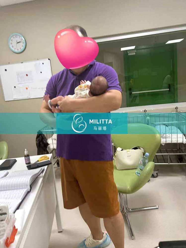 格鲁吉亚试管宝宝出院做亲子鉴定