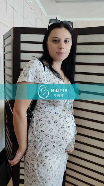 刘夫妇在乌克兰匹配的试管妈妈来验血做孕16周检查