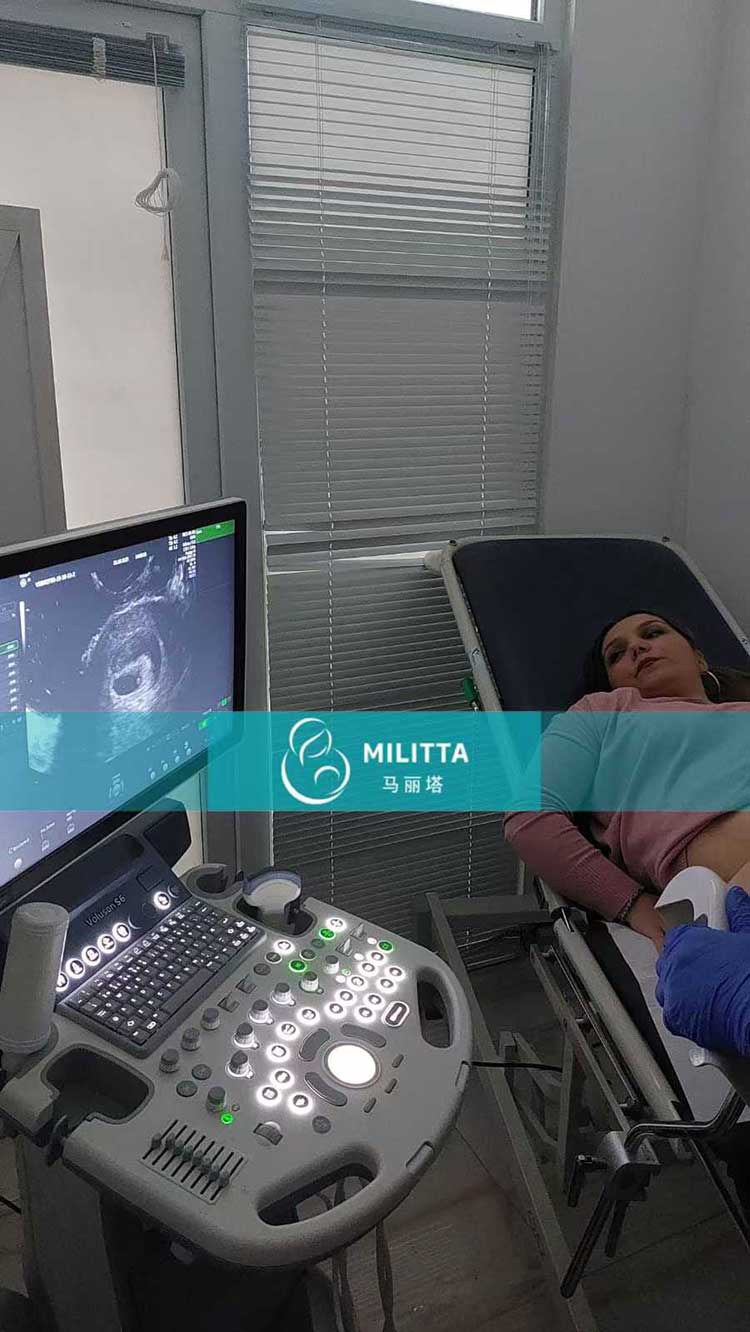 试管妈妈做B超