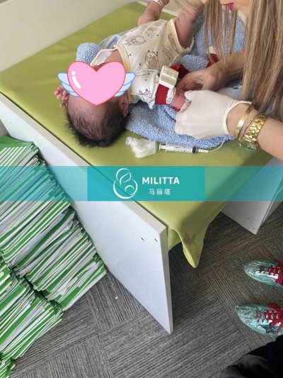 两个家庭在格鲁吉亚妇产医院做亲子鉴定接试管宝宝出院