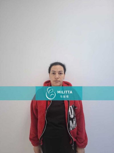 三个家庭到格鲁吉亚匹配的试管妈妈孕后期来医院做孕32周-33周B超