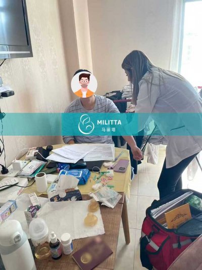 为客户预约护士上门做格鲁吉亚试管宝宝亲子鉴定