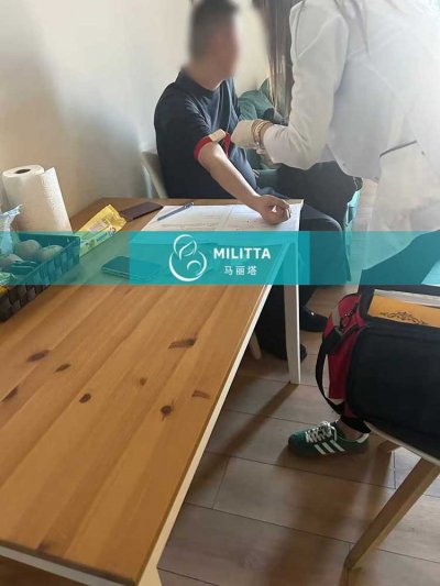 专业护士为乔先生在格鲁吉亚的试管宝宝上门做