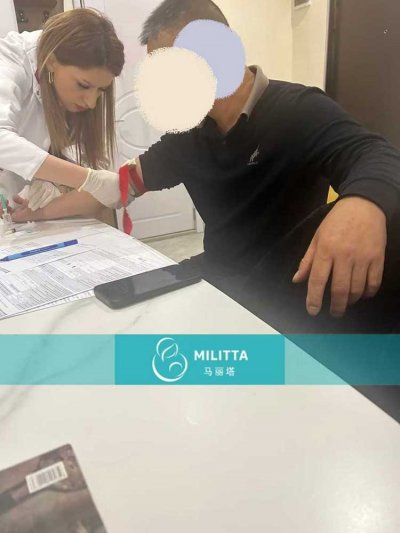 粱夫妇带她们的格鲁吉亚试管宝宝做DNA亲子鉴定