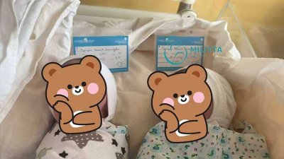 乌克兰丽塔医院再传喜讯,一对健康的试管双胞