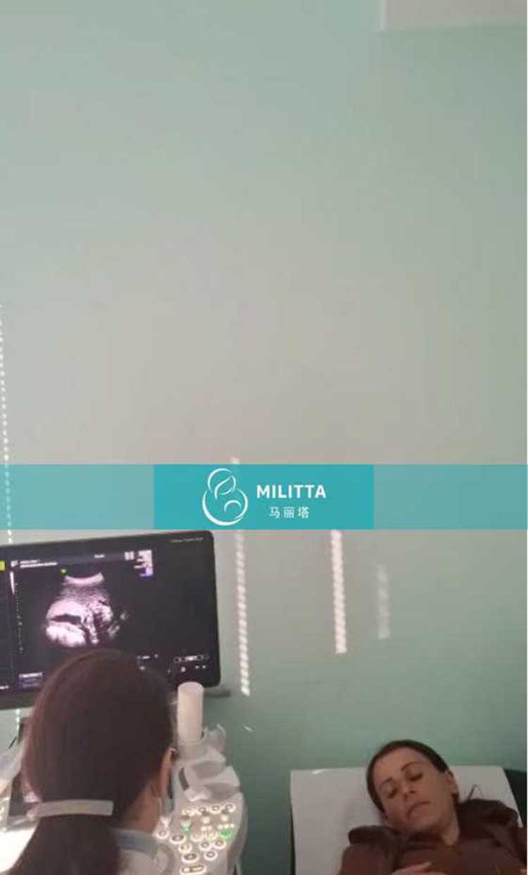 试管妈妈做B超