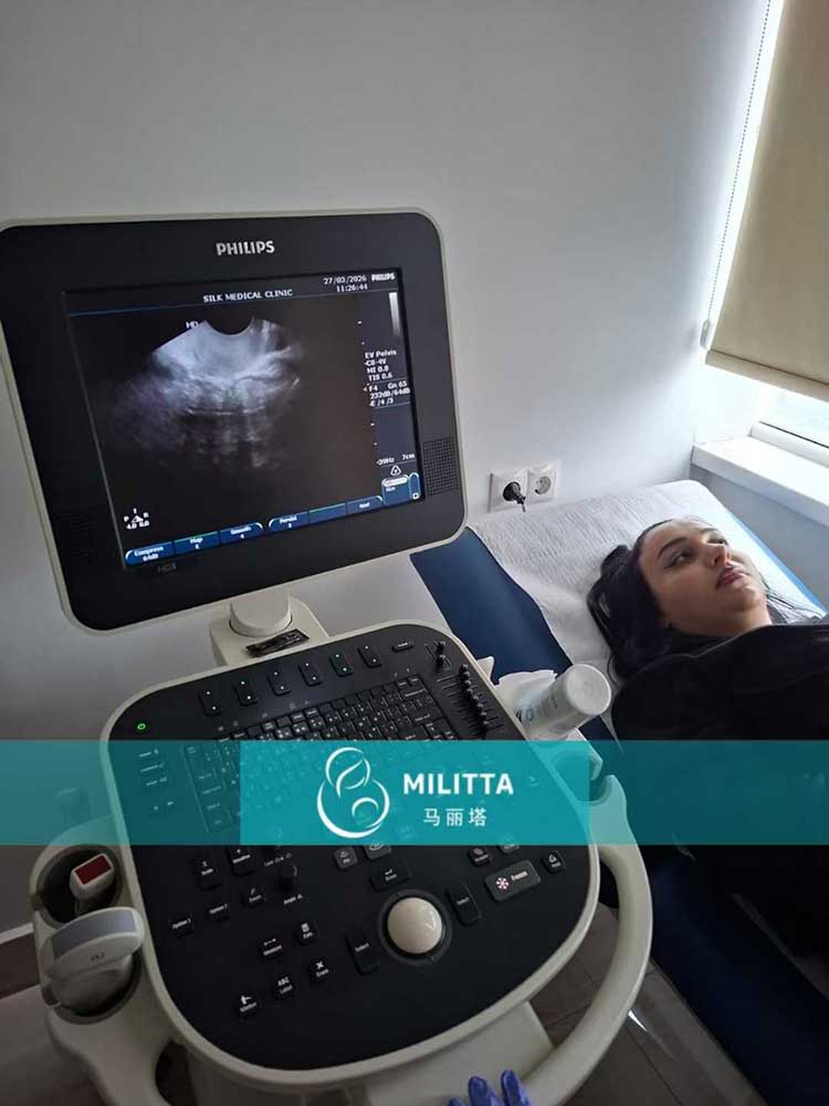 试管妈妈做检查